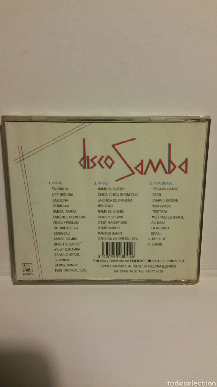 CDs de m&uacute;sica: Disco samba, manu manaos , cd 1993. - Foto 2