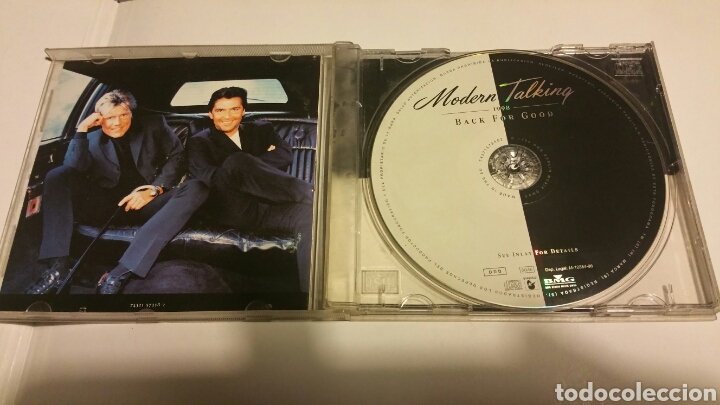 CDs de m&uacute;sica: Modern talking, back for good, cd 1998. - Foto 3