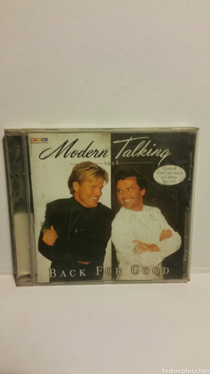 CDs de m&uacute;sica: Modern talking, back for good, cd 1998. - Foto 1