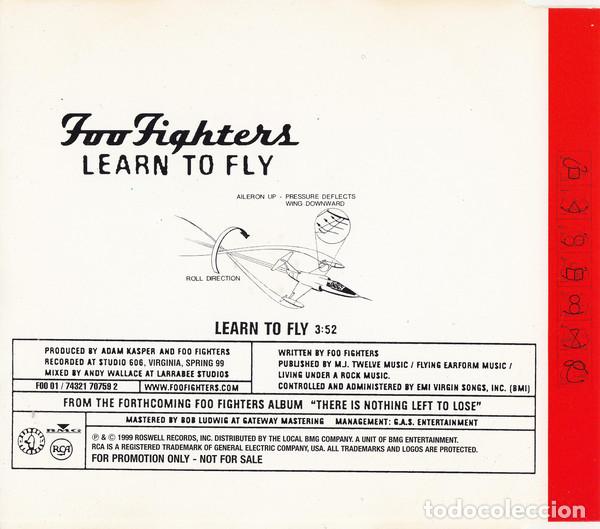 CDs de m&uacute;sica: FOO FIGHTERS. LEARN TO FLY. CD SINGLE - Foto 3