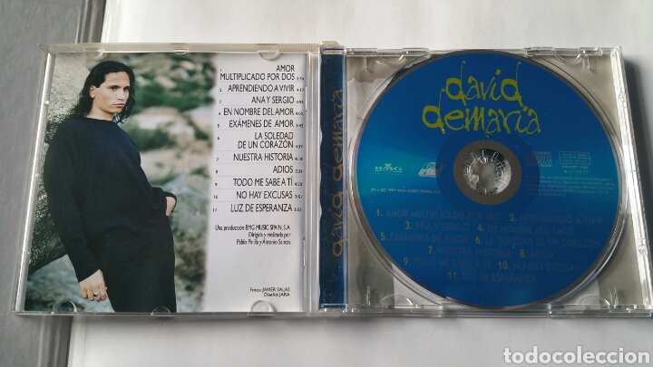 CDs de m&uacute;sica: David demaria, cd 1997. - Foto 3