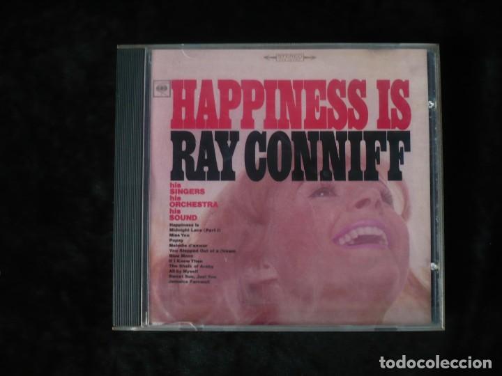 CDs de m&uacute;sica: ray conniff happiness is - cd casi como nuevo - Foto 1