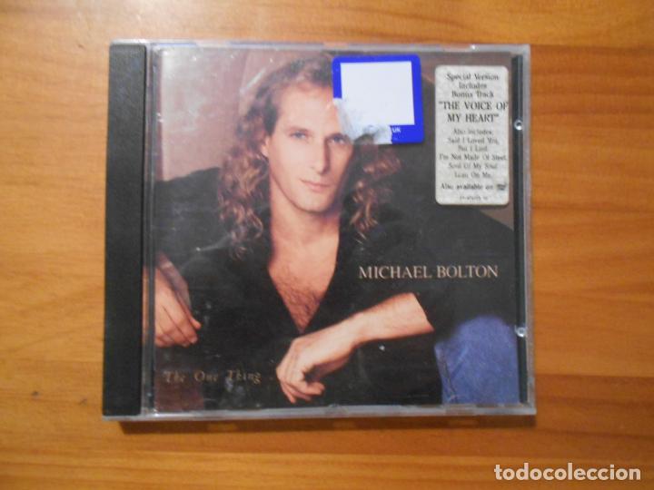 CDs de m&uacute;sica: CD MICHAEL BOLTON - THE ONE THING (AU) - Foto 1