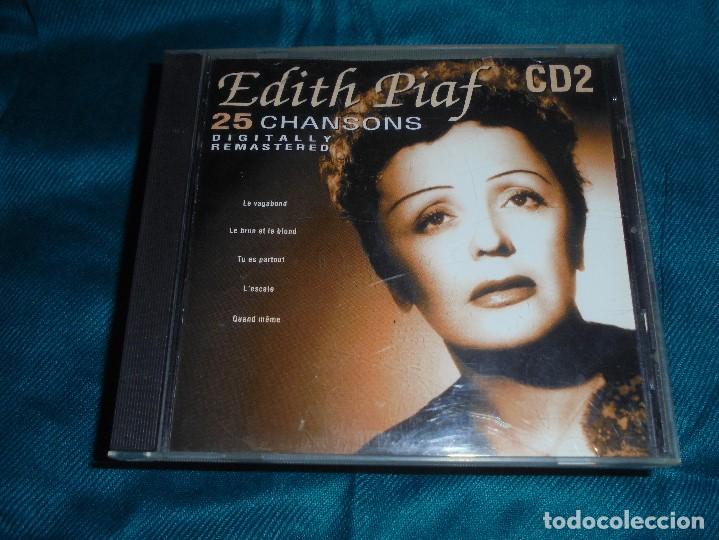 CDs de m&uacute;sica: EDITH PIAF. 25 CHANSONS. DIGITALLY REMASTERED. CD 2. DISKY, 1998. IMPECABLE - Foto 1