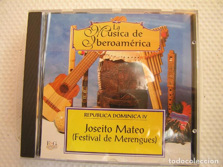 CDs de M&uacute;sica: JOSELITO MATEO  (FESTIVAL DE MERENGUES)  LA MUSICA IBEROAMERICANA -CD -PR