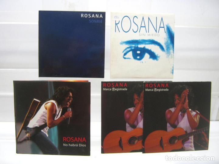 CDs de m&uacute;sica: LOTE DE 5 CD promo single ROSANA - Foto 1