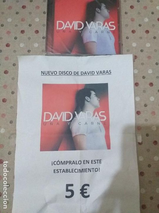 CDs de m&uacute;sica: DAVID VARAS: U&Ntilde;A Y CARNE - Foto 2
