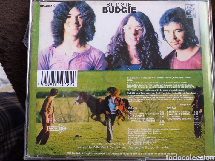 CDs de m&uacute;sica: BUDGIE PROG - Foto 2