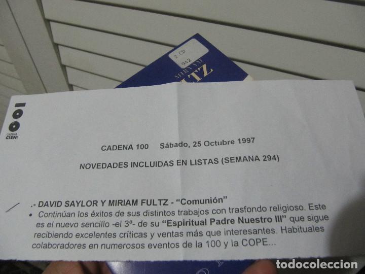 CDs de m&uacute;sica: DAVID SAYLOR & MIRYAM FULTZ - COMUNION - CD SINGLE  CADENA 100 - Foto 2
