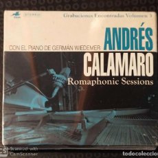 CDs de Música: ANDRES CALAMARO (ROMAPHONIC SESSIONS - GERMAN WIEDEMER AL PIANO) CD 2016 * PRECINTADO. Lote 192843466