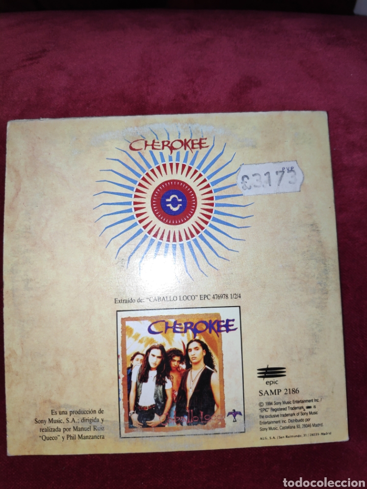 CDs de m&uacute;sica: Cherokee - Cherokee - Cd single - Foto 2
