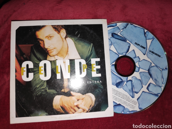CDs de m&uacute;sica: Felipe Conde - La vida entera Cd single - Foto 1