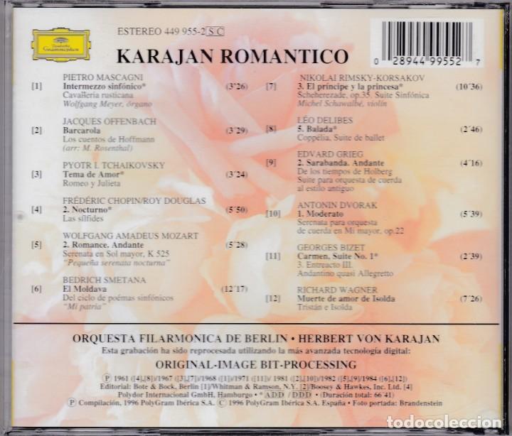 CDs de m&uacute;sica: Rom&aacute;ntico - Karajan - CD - Foto 2