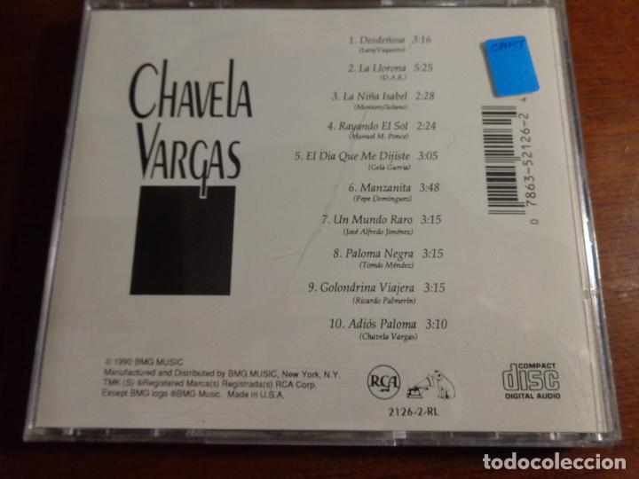 CDs de m&uacute;sica: CHAVELA VARGAS - 1990 - Foto 2