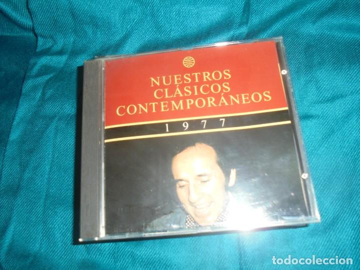 Music CDs: NUESTROS CLASICOS CONTEMPORANEOS. 1977 : SE CIERRA LA ERA DE LOS SOLISTAS. PLANETA, 1996. CD. IMPECA