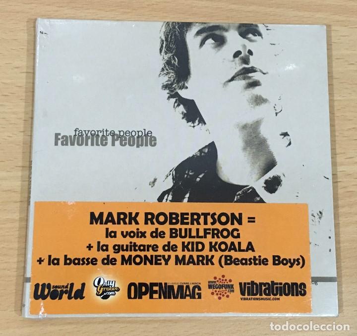 CDs de Musique: CD DIGIPACK JAZZ FUNK SOUL - FAVORITE PEOPLE, DE MARK ROBERTSON. SOULBEATS RECORDS, 2009. PRECINTADO