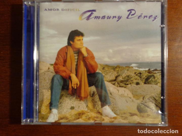CDs de m&uacute;sica: AMAURY P&Eacute;REZ - AMOR DIF&Iacute;CIL - Foto 1
