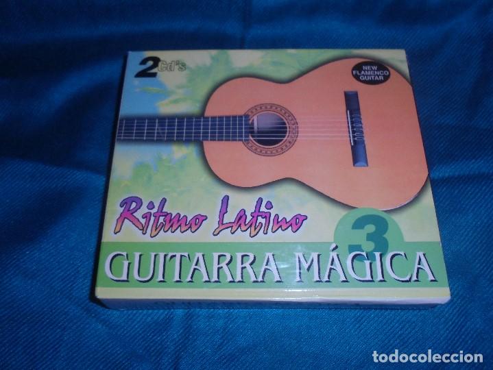 CDs de M&uacute;sica: GUITARRA MAGICA. RITMO LATINO. VOL. 3.  CAJA CON  2 CD&acute;S. IMPECABLE