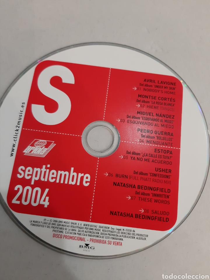 CDs de m&uacute;sica: Ariola Septiembre 2004 - Foto 3