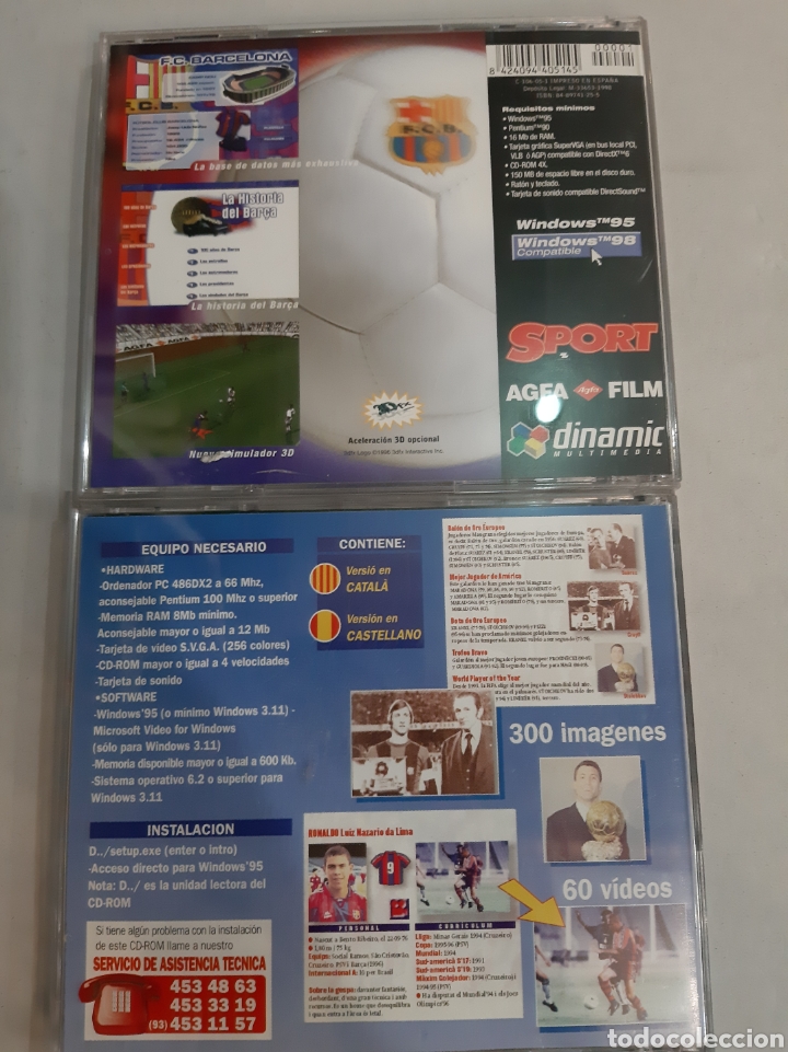 CDs de m&uacute;sica: Barca Pc y cd rom del Barca sport - Foto 2