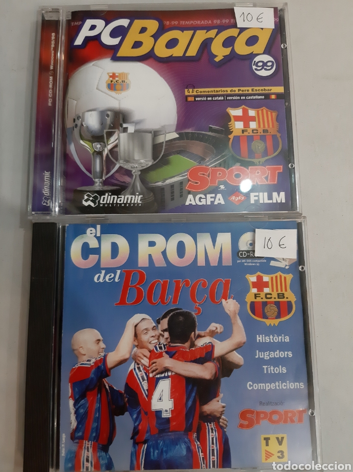 CDs de m&uacute;sica: Barca Pc y cd rom del Barca sport - Foto 1