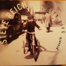 CDs de Música: STEVE REICH. PROVERB, CITY LIFE. NONESUCH, 1996.. Lote 193433591