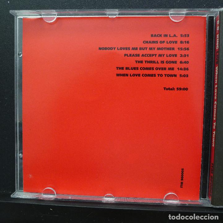 CDs de m&uacute;sica: CD - BB KING - WHEN LOVE COMES TO TOWN - Foto 2