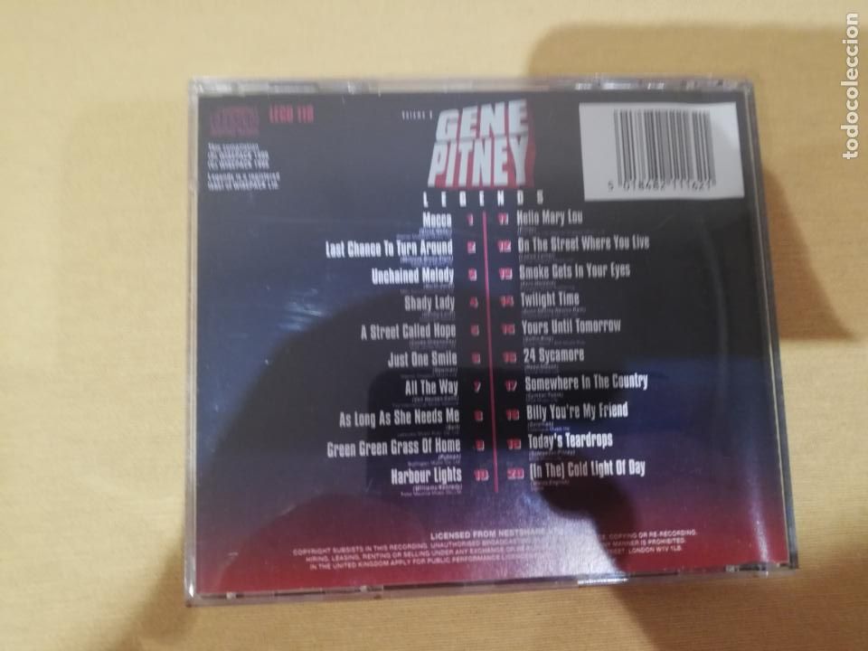CDs de m&uacute;sica: Gene pitney-legends volume 2 - Foto 2