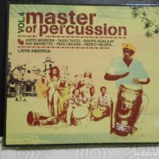 CDs de Música: MASTER OF PERCUSSION. VOL. 4. LATIN AMERICA. COMPACTO CON 11 TEMAS. 62 MINUTOS.. Lote 193640932