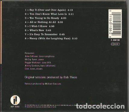 CDs de m&uacute;sica: JOHN COLTRANE QUARTET. BALLADS. IMPULSE IMP 11562. 1995 - Foto 2
