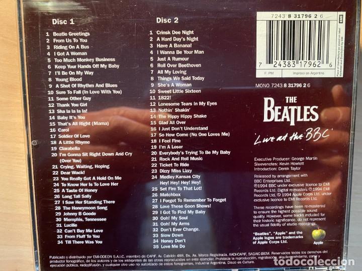 CDs de m&uacute;sica: THE BEATLES LIVE AT THE BBC - Foto 2