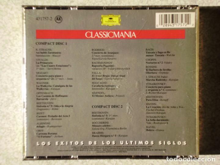CDs de m&uacute;sica: CLASSIC MANIA..DOBLE CD - Foto 2