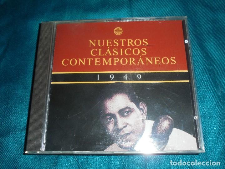 Music CDs: NUESTROS CLASICOS CONTEMPORANEOS. 1949. LA EDAD DE ORO DE LOS VOCALISTAS. PLANETA,1996. CD. IMPECA