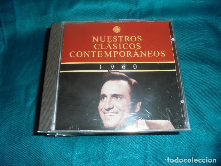 CDs de M&uacute;sica: NUESTROS CLASICOS CONTEMPORANEOS. 1960.  EL A&Ntilde;O DEL ROCK AND ROLL. PLANETA, 1996. CD. IMPECABLE