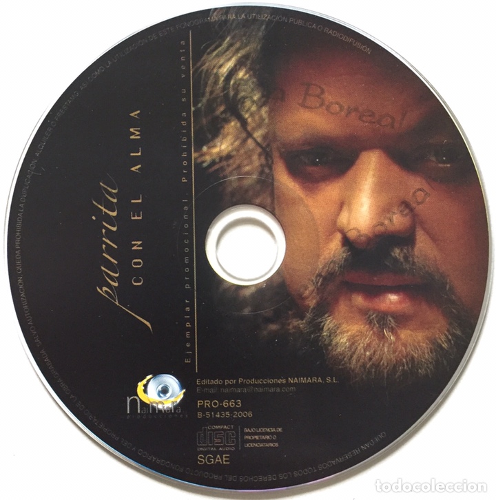 CDs de m&uacute;sica: PARRITA - CON EL ALMA - CD SINGLE PROMOCIONAL - Foto 3