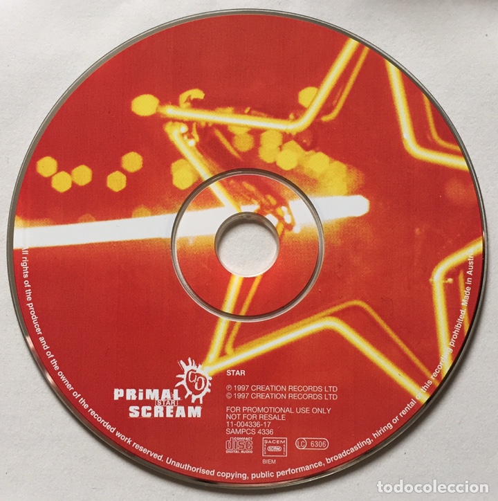 CDs de m&uacute;sica: PRIMAL SCREAM - STAR - CD SINGLE PROMO - Foto 2