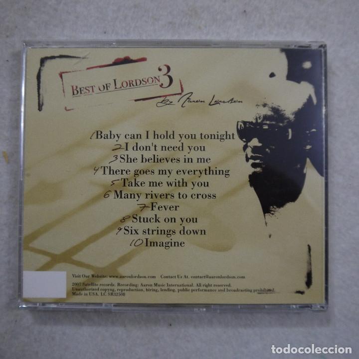 CDs de m&uacute;sica: AARON LORDSON - BEST OF LORDSON 3 - CD - Foto 2