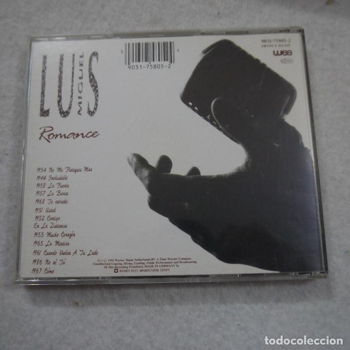 CDs de m&uacute;sica: LUIS MIGUEL - ROMANCE - CD 1991 - Foto 2