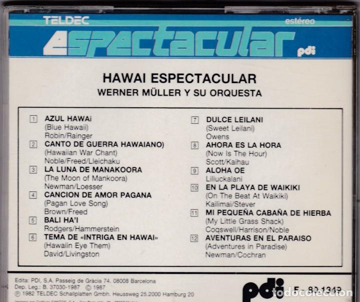 CDs de m&uacute;sica: Werner M&uuml;ller Y Su Orquesta - Hawai Espectacular - CD de 1987 - Foto 2