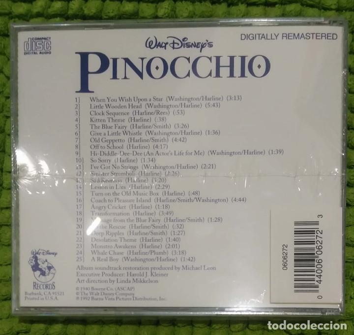 CDs de Música: B.S.O. PINOCCHIO (WALT DISNEY) CD 1995 Edición USA * Precintado - PINOCHO - Foto 2 - 193956108
