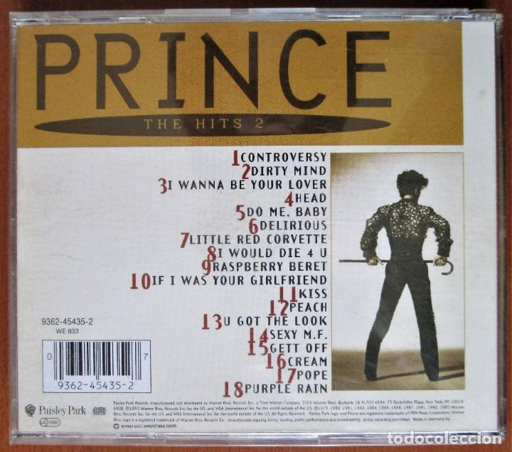 CDs de m&uacute;sica: PRINCE - THE HITS 2 - 18 TEMAS - Foto 2
