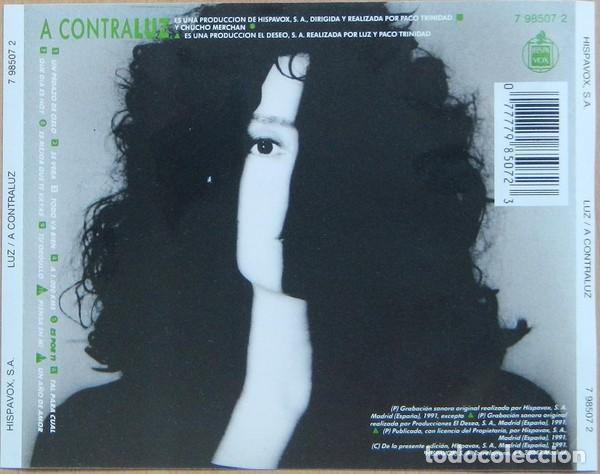CDs de m&uacute;sica: Luz - A Contraluz - CD - Foto 2