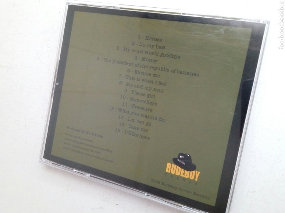 CDs de Música: CD: MR. T-BONE AND THE YOUNG LIONS - Heroes (Rudeboy Corner Records, 2008) Reggae, Ska, Rock Steady - Foto 2 - 194118392