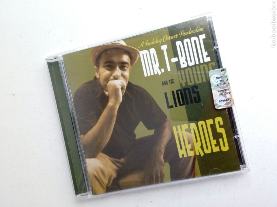 CDs de Música: CD: MR. T-BONE AND THE YOUNG LIONS - Heroes (Rudeboy Corner Records, 2008) Reggae, Ska, Rock Steady - Foto 1 - 194118392