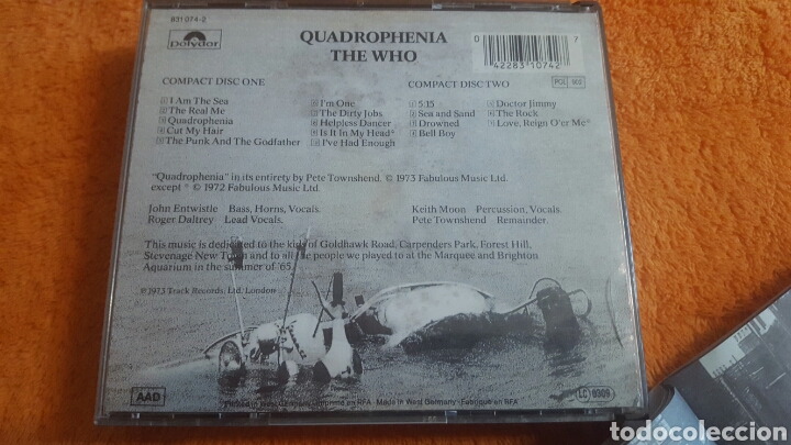 CDs de m&uacute;sica: THE WHO Quadrophenia DOBLE CD - Foto 3