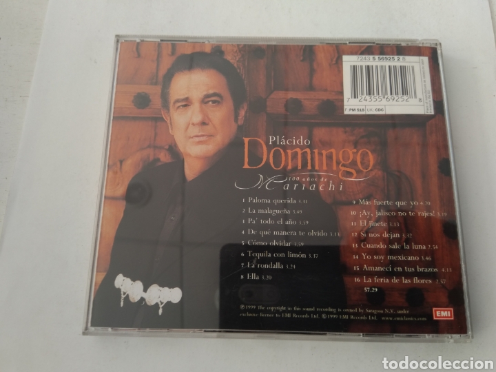 CDs de m&uacute;sica: CD PLACIDO DOMINGO/MARIACHI - Foto 3