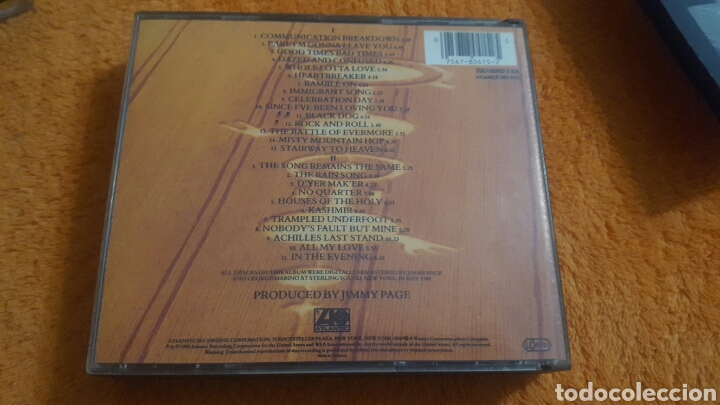 CDs de m&uacute;sica: LED ZEPPELIN Remasters 2 x CD box ADD - Foto 4