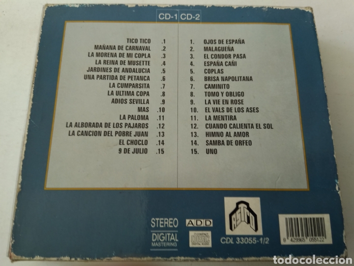 CDs de m&uacute;sica: CD ACORDE&Oacute;N LATINO 30 EXITOS DE ORO DOBLE CD - Foto 6