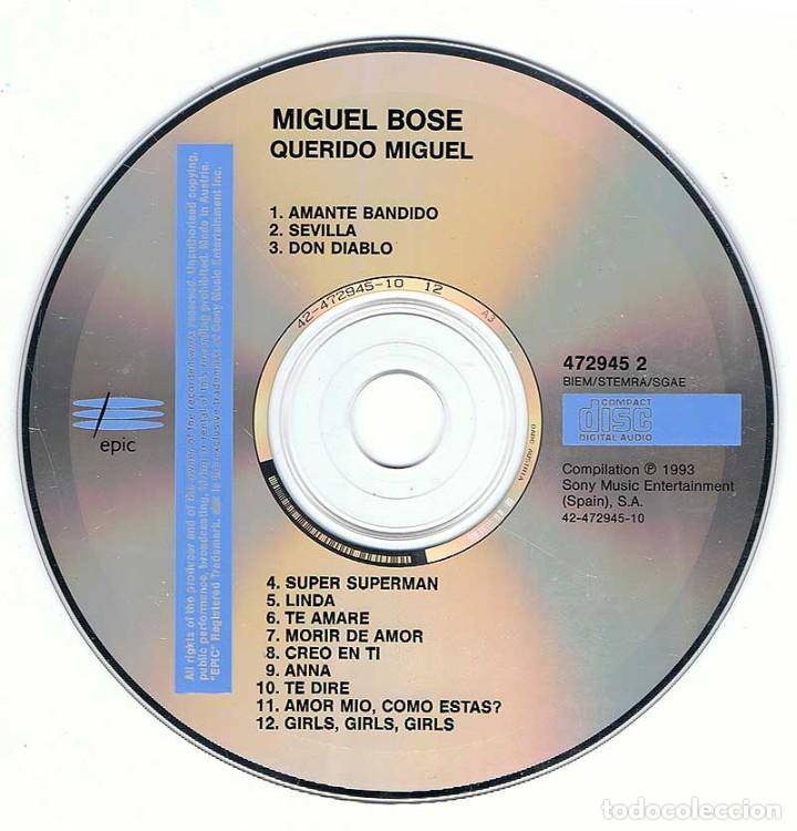 CDs de m&uacute;sica: Miguel Bos&eacute; - Querido Miguel. CD - Foto 3