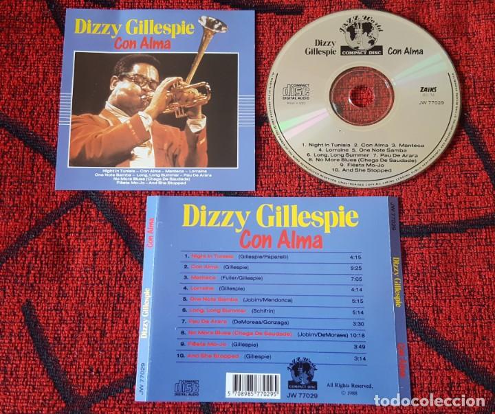 CDs de m&uacute;sica: DIZZY GILLESPIE ** Con Alma ** CD ORIGINAL 1988 - Foto 1